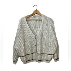 Orfeo Paris | Gray Wool Cardigan